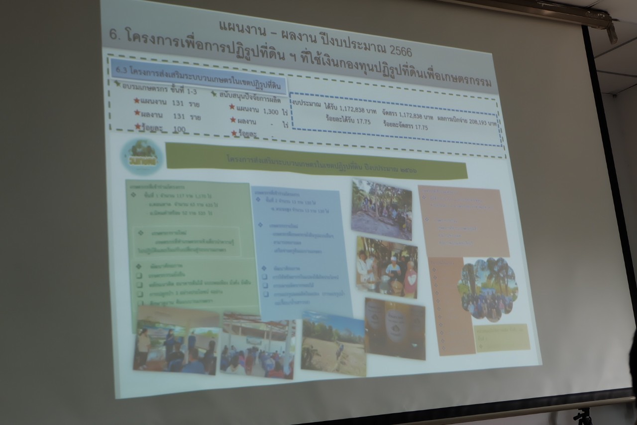 title - ผู้ตรวจราชการกรม ประชุมติดตามผลการดำเนินงานตามแผนการตรวจราชการ ส.ป.ก. ประจำปีงบประมาณ พ.ศ. 2566 รอบที่ 1 เขตตรวจราชการที่ 11 จังหวัดมุกดาหาร